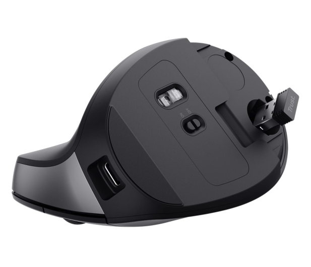 TRUST bezprzewodowa ergonomiczna Bayo II czarna 25145 - 1489324 - zdjęcie 5